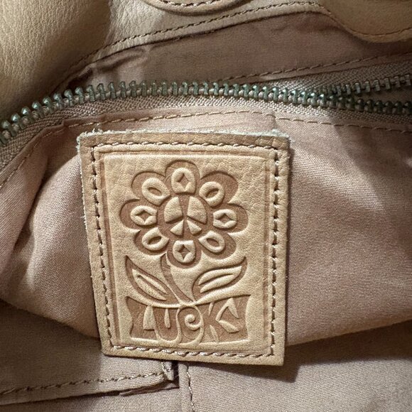 Lucky‎ Multicolor Leather Striped Satchel Shoulder Bag Purse Boho EUC Hippie - Picture 11 of 13